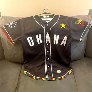 MIZIZI L GHANA BASEBALL JERSEY